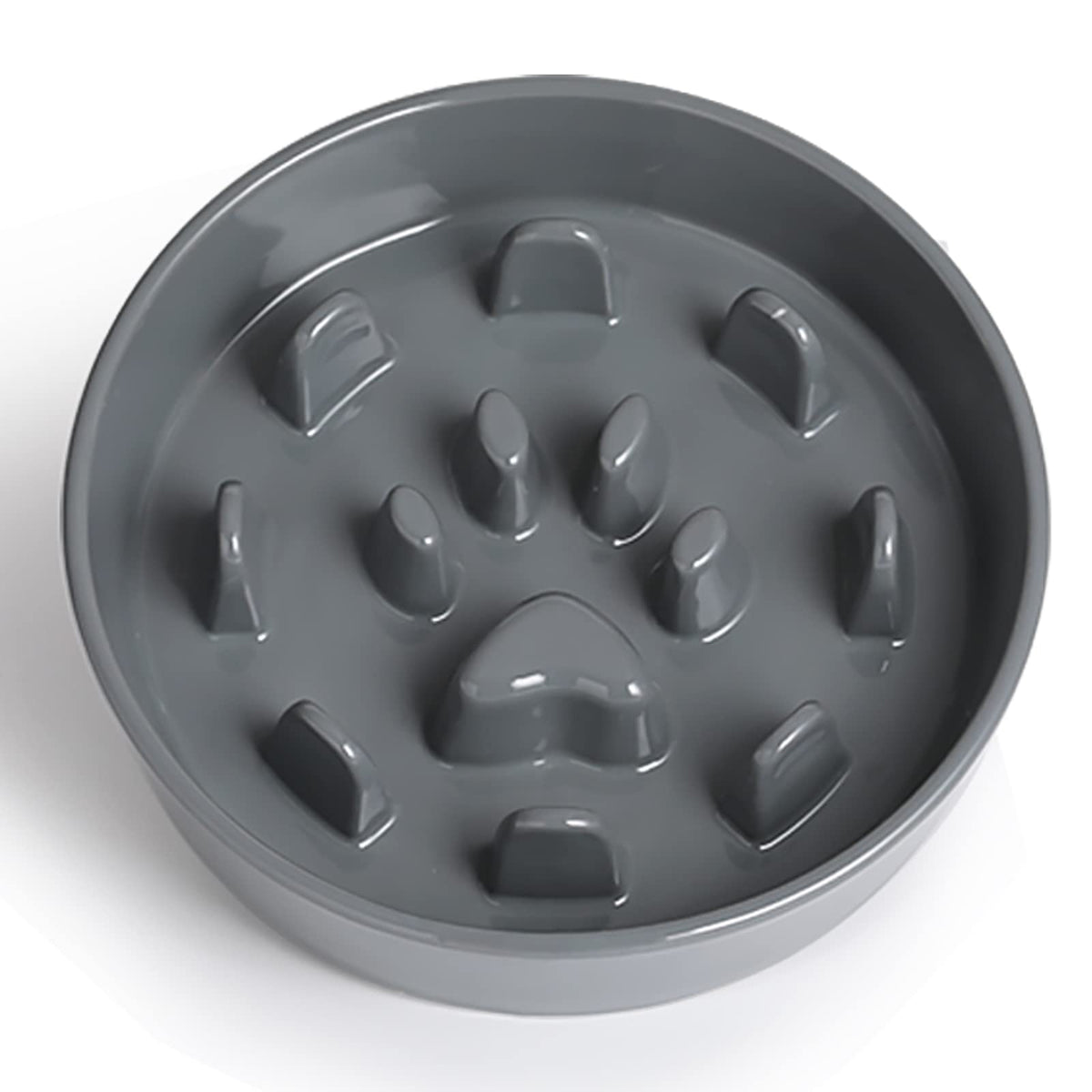 Ceramic Slow Feeder Dog Bowl