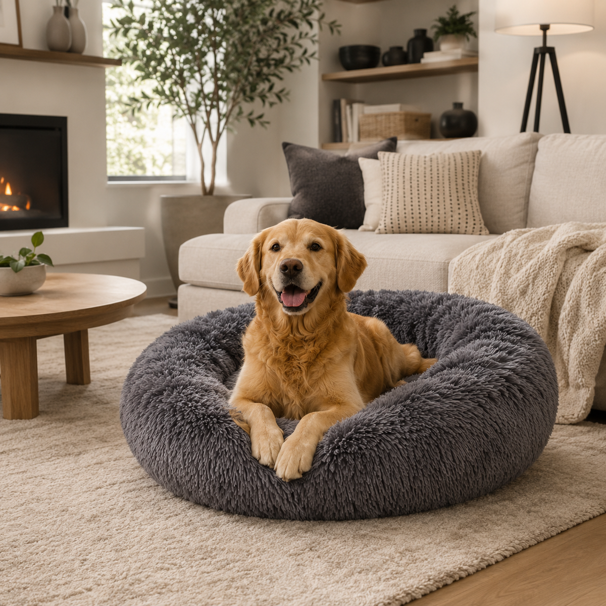 Calming Donut Dog Bed
