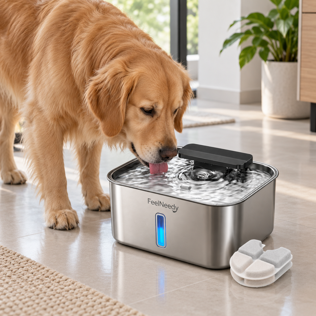 3-Gallon Stainless Steel Dog Water Fountain